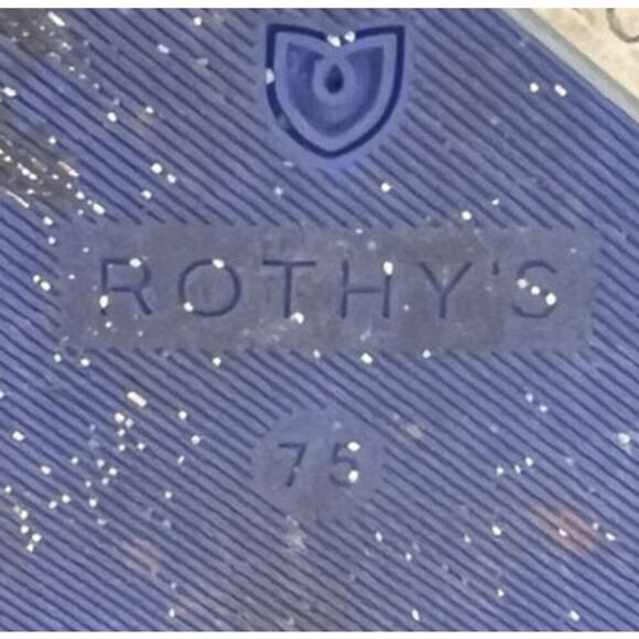 Womens Rothy's The Sneaker Slip On Casual Shoes Size 7.5 Blue White - Picture 5 of 6